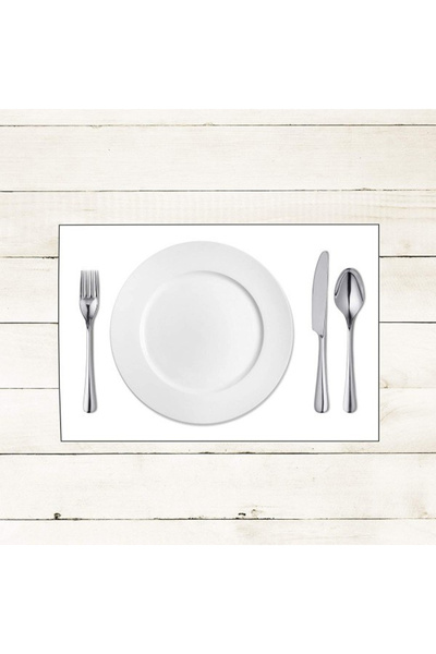 Mank Suporturi de masă din hârtie - Alb / 40 x 30 cm / 100 buc