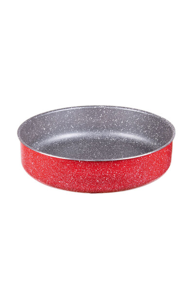 Voltz Oliver Baking Tray OV51222B32, 32 cm, Marble Coating, Deep, Red
