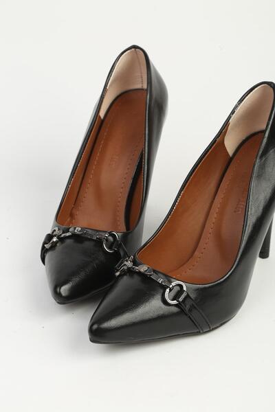 Pierre Cardin Black High Heel Shoes Pc-55127