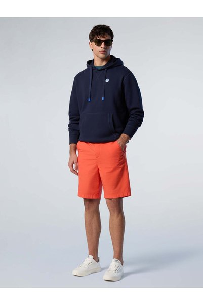 North Sails Kapüşonlu %100 Pamuk Sweatshirt