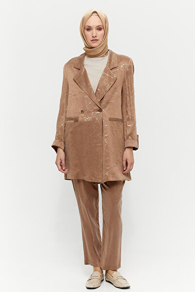 Setrms Jakarlı Kruvaze Ceketli Takım