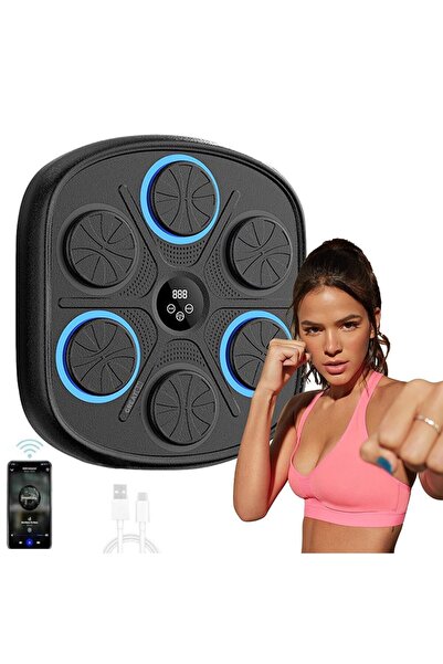 GREATON Boxing Apparatus, Hit Target with LED Light and Bluetooth Speaker Function