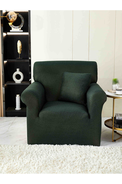 JOJO HOME Ελαστικό κάλυμμα πολυθρόνας, S-90x140cm, Πράσινο