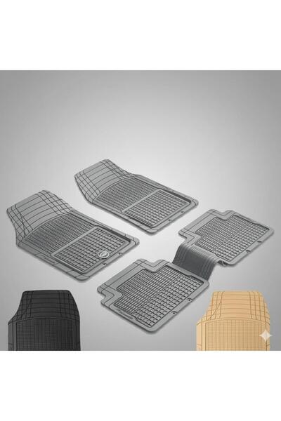 Pufi Klasik Şaft Üstü Kauçuk Paspas - Gri (HB)