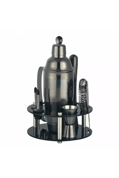 Klausberg Shaker set with accessories KB 7581, 10 pcs, Stand, 720 ml, Graphite