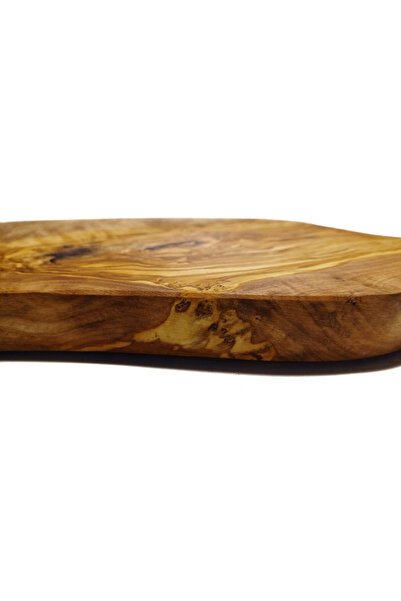OEM Kitchen chopping board made of olive wood with curved handle, Toledo, XL size, 44x19x2 cm