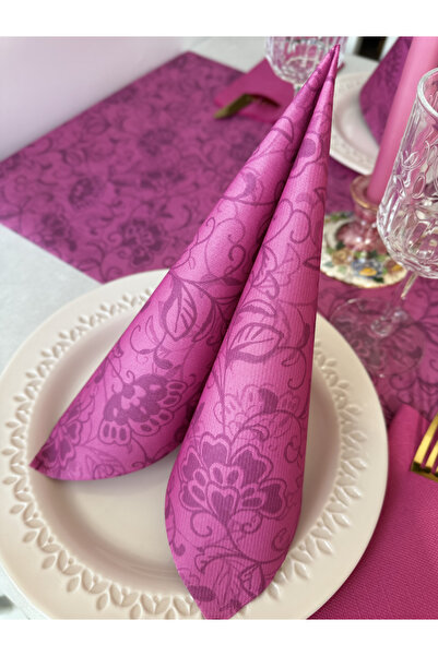 Mank Șervețele de masă festive Linclass - Liv (violet) / 40 x 40 cm / 50 buc