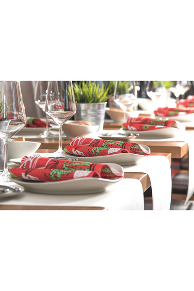 Mank Șervețele festive Linclass - Sancho (stil mexican) / 40 x 40 cm / 50 buc