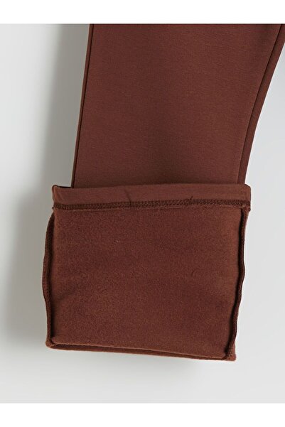 LC Waikiki LCW Kids Beli Lastikli İspanyol Paça Kız Çocuk Tayt