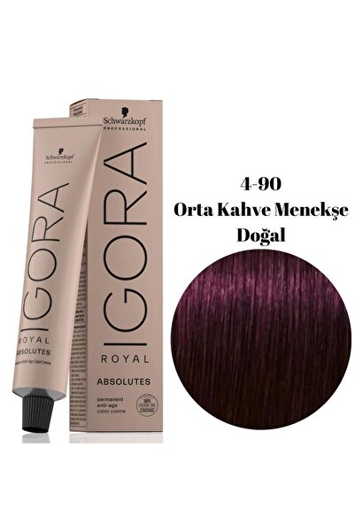 Igora Tüp Boya 60ml. 4-90 O.Kahve Menekşe Doğal
