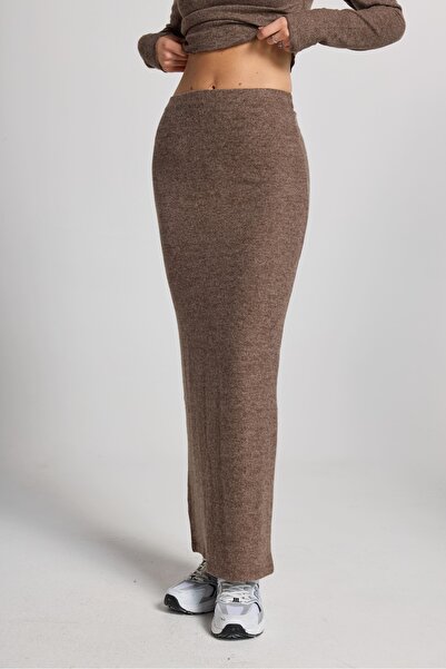 Ulino Long Knitted Soft Skirt
