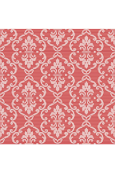 Mank Празнични салфетки Spanlin - Bjorn (бордо с бял шарка) / 40 x 40 см / 30...