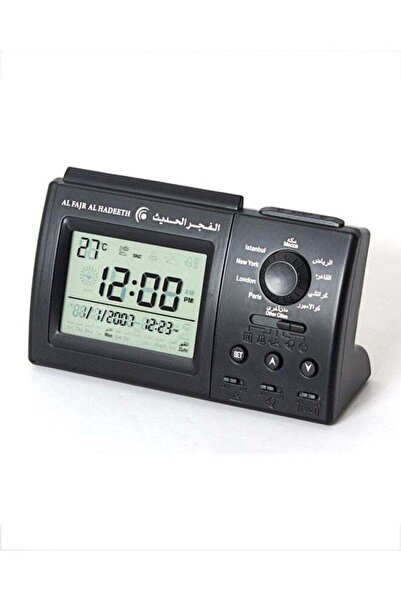 COOYA Alarm Desk Digital Clock Black