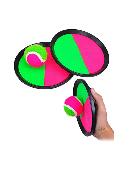 Ganjem At Tut Top Yakalama Seti 2 Raket 1 Top Çocuk Aile Arkadaş Spor Oyunu Eğlenceli Aktivite Plaj Oyuncak