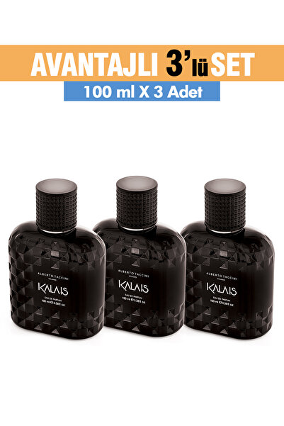 Alberto Taccini 3'Lü Set KALAIS Erkek Parfümü - 100 ml