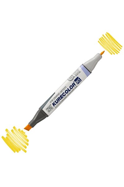 supertrend قلم رسم جرافيك كوريكولور توين إس 106 أصفر