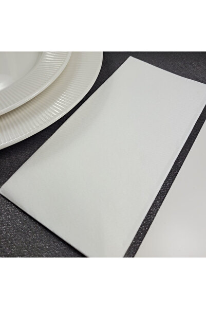 Mank Șervețele Linclass de calitate superioară, albe, 40x40 cm, pliate 1/8, 1...