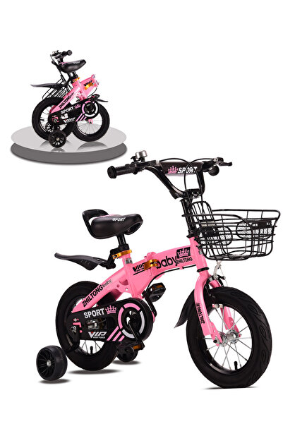 KidLe دراجة أطفال قابلة للطي مقاس 18 بوصة، دراجة للبنات والأولاد من عمر 3 إلى...