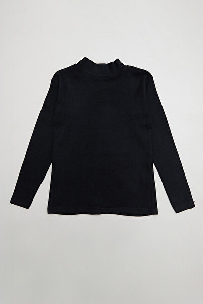 Fulla Moda Ribbed Lycra Half Turtleneck Girls' Leggings Set