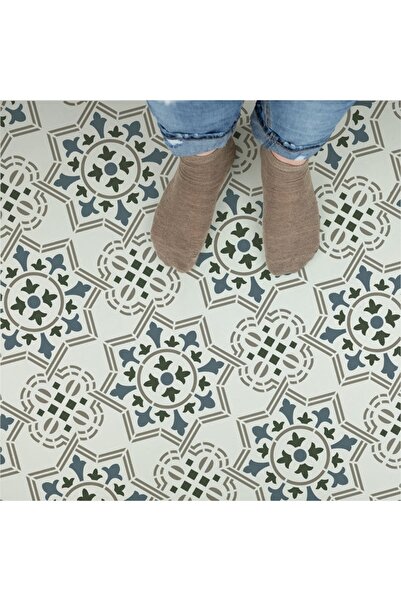 Maxrom Sablon Perete vopsire, tencuiala 0.7mm Leelo Tile Stencil Refolosibil,...