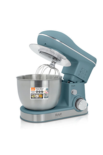 raf 1600W Stand Mixer, 4L Stainless Steel Bowl, 6 Speed Control, Dough Hook & Whisk