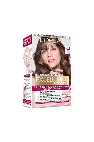 LORE Loreal Excellence Boya 6-1 Küllü Açık Kahve