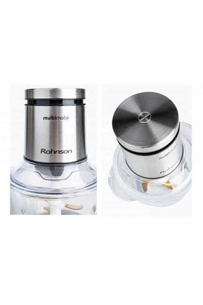 ROHNSON Chopper R5115 Multimate, 700W, 1.2L glass bowl, 4 titanium knives, 70 dB