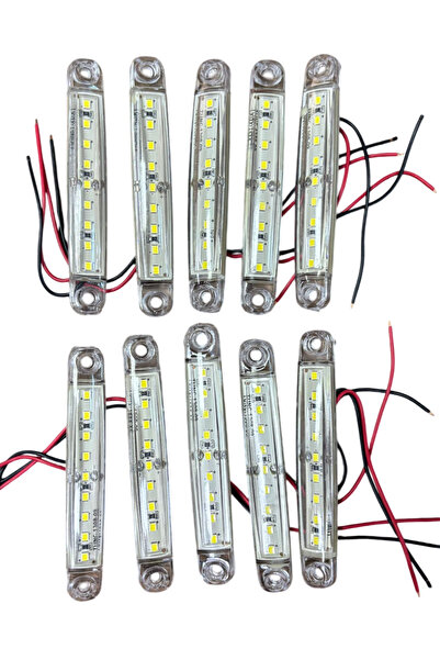 TAS Parmak Lamba 9 Led 12v Beyaz Su Geçirmez(E Belgeli) 10 Adet Fiyatıdır TAS...