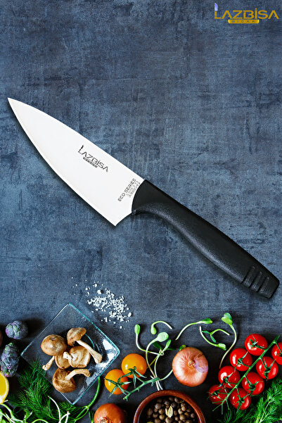 LAZBİSA Eco Serisi Mutfak Bıçak Şivri Şef Bıçağı Et Ekmek Sebze Salata Günlük...