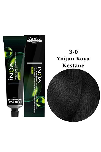 İNOA Tüp Boya 60ml. 3-0 Yoğun Koyu Kestane