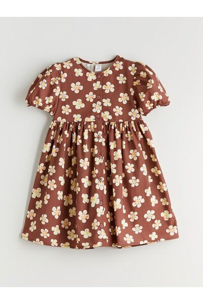 LC Waikiki Rochie pentru fetiță cu flori pentru copii LCW Kids