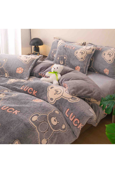 CHIRASO CHIRASO, COCOLINO Bedding 1 person Classic Sheet 160x230cm, Duvet Cover 160x210cm, 2 Pillowcases