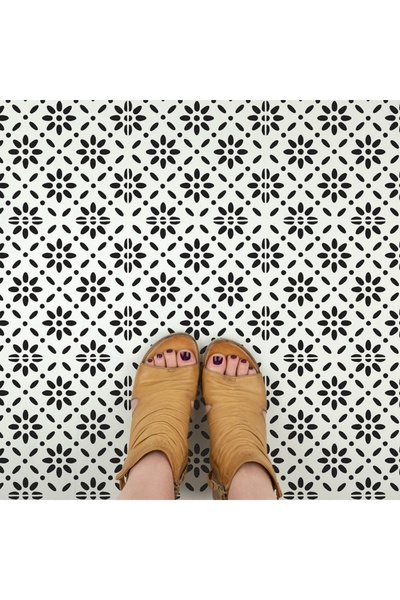 Maxrom Sablon Perete vopsire, tencuiala 0.7mm Bjorn Tile Stencil Refolosibil,...