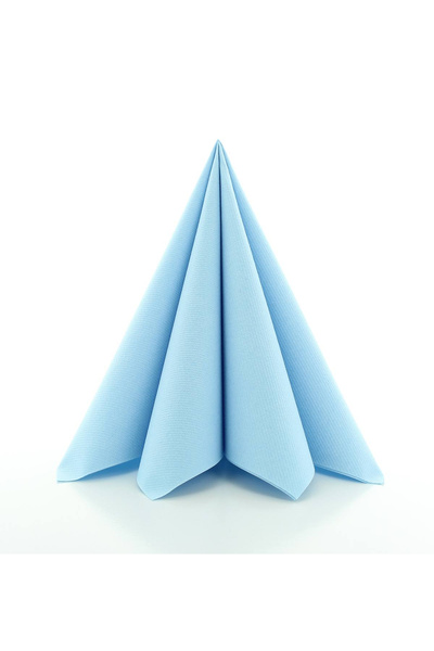 Mank Салфетки за празнична маса Linclass - Светло синьо (Бебешко синьо) / 40 ...