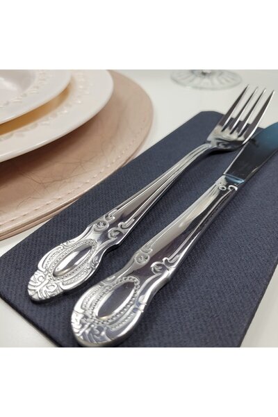 Mank Șervețele Linclass de calitate superioară, negre, 40x40 cm, pliate 1/8, ...