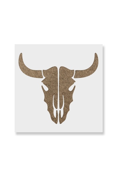 Maxrom Sablon Perete vopsire, tencuiala 0.7mm Craniu de Vacă model MXSP7415, ...