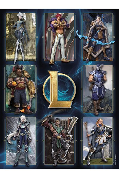 Genel Markalar 35122 500 Parça League of Legends Yetişkin Puzzle, Multicolor