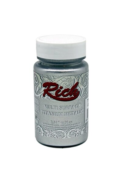 Rich Supertrend Multi Surface Titanium Metalik Boya 90 cc. 2502 GÜMÜŞ