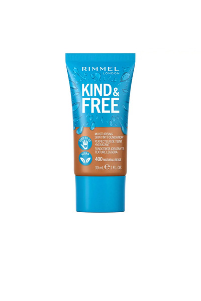 RIMMEL LONDON Fond de ten cu efect de iluminare, KIND & FREE, 400 beige, 30 ml