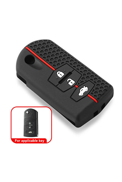 Choice1 3 buttons Silicone Key Case Cover For Mazda Demio 2 3 5 6 M3 M5 M6 CX...