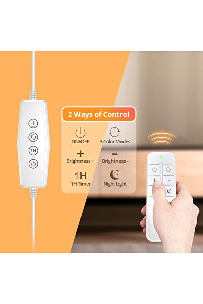 Generic iFalarila Desk Light with Remote Controller, Dimmable 160 LED Desk Lamps for Home Office