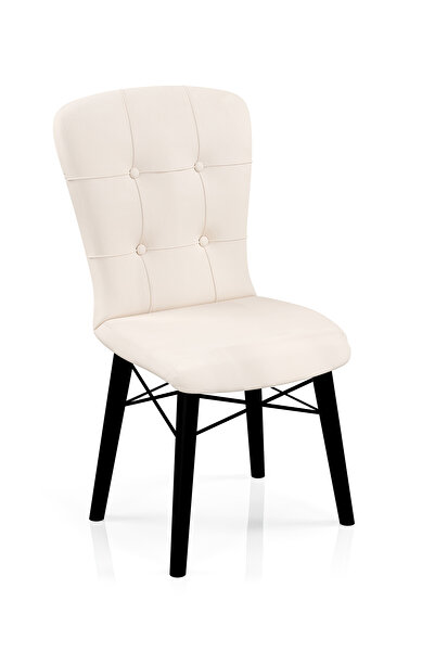 Desire Babyface Safir Chair, one piece, living room, kitchen, velvet fabric upholstery, wood, Black Legs,
