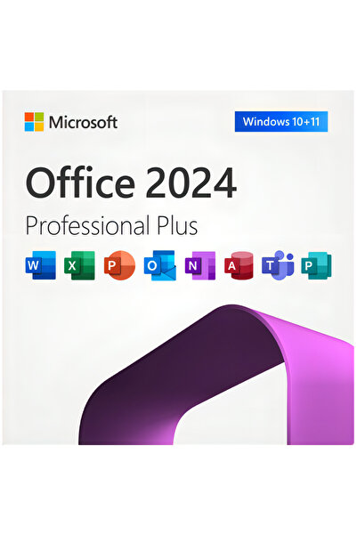 MICROSOFT Office 2024 Professional Plus, PC, 64 bit, Multilanguage, ISO, Medialess