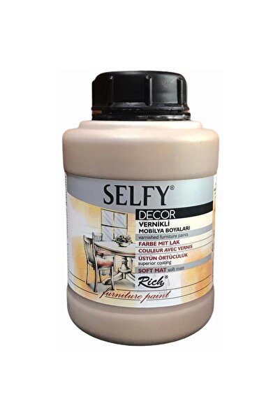 Rich Selfy Decor Kendinden Vernikli Boya 1250 Cc Latte