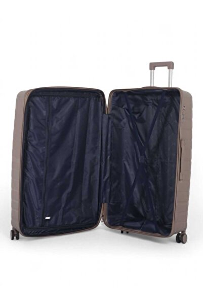 CAPATAN Luxury Complete Luggage Set - 5 Pieces of Shatter-Resistant Polypropylene (Large Sizes & Superior Features)