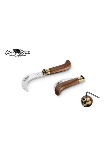 Genel Markalar Antonini 7,5cm Ceviz Ağacı Saplı Budama Çakısı