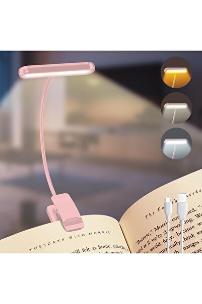 Generic iFalarila Book Light Rechargeable Book Lights for Reading at Night in Bed with 3 Color & 10 Brightne