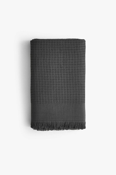 JOJOMIA منشفة حمام أنيكا وافل أنثراسيت 100x150