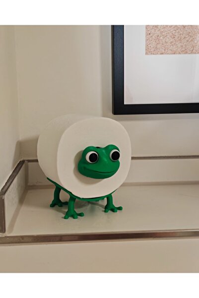 ARTİLO 3D Kurbağalı Tuvalet Peçeteliği