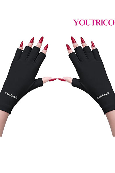 Youtrico قفازات قيادة بالأشعة فوق البنفسجية لمصباح الأظافر الهلامي، قفازات اح...